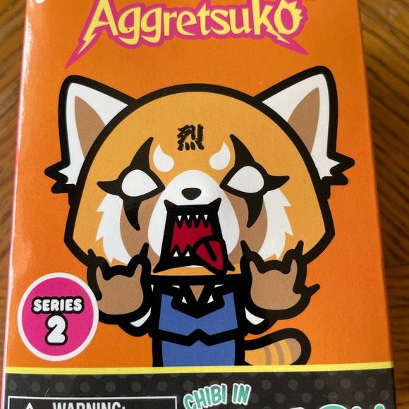 Aggretsuko Series 1 Plush Dangler & Series 2 Chibi in Motion - Picture 1 of 8